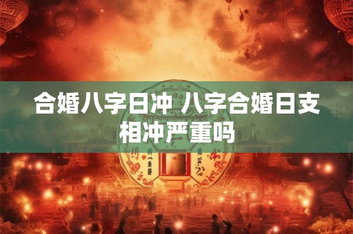 合婚八字日冲 八字合婚日支相冲严重吗