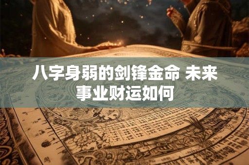 详细阅读:八字身弱的剑锋金命 未来事业财运如何 八字身弱的剑锋金命 未来事业财运如何