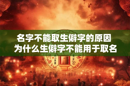 名字不能取生僻字的原因 为什么生僻字不能用于取名字