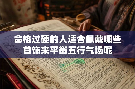 命格过硬的人适合佩戴哪些首饰来平衡五行气场呢