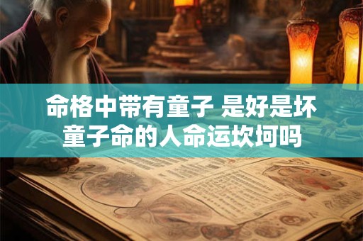 命格中带有童子 是好是坏童子命的人命运坎坷吗