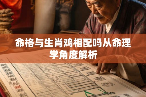 命格与生肖鸡相配吗从命理学角度解析
