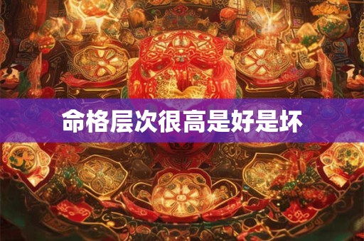 命格层次很高是好是坏