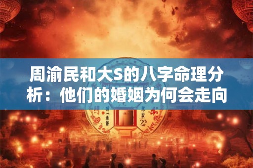 周渝民和大S的八字命理分析：他们的婚姻为何会走向破裂
