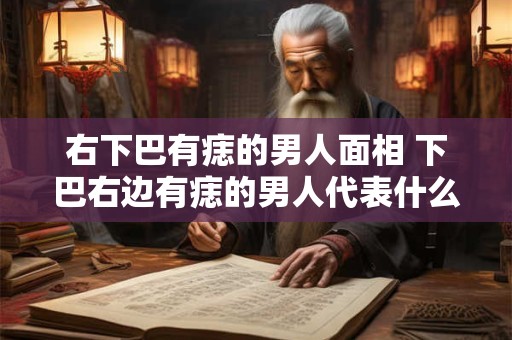 右下巴有痣的男人面相 下巴右边有痣的男人代表什么意思