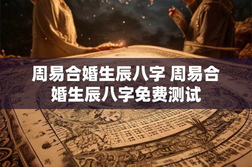 周易合婚生辰八字 周易合婚生辰八字免费测试