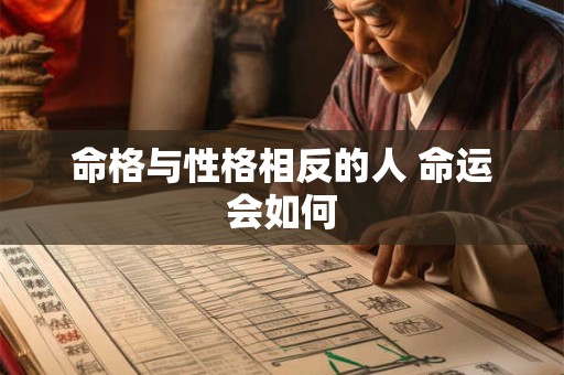 命格与性格相反的人 命运会如何