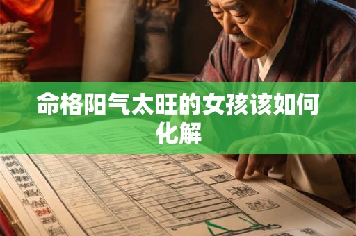 命格阳气太旺的女孩该如何化解