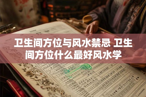 卫生间方位与风水禁忌 卫生间方位什么最好风水学