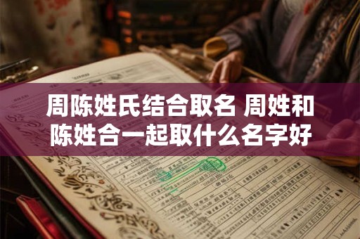 周陈姓氏结合取名 周姓和陈姓合一起取什么名字好 周陈姓氏结合取名 周姓和陈姓合一起取什么名字好