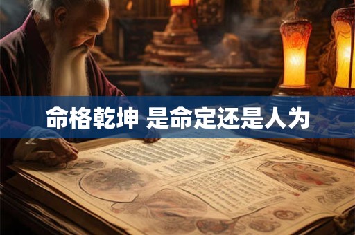 命格乾坤 是命定还是人为