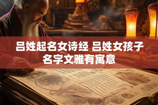吕姓起名女诗经 吕姓女孩子名字文雅有寓意