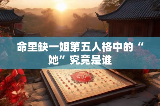 命里缺一姐第五人格中的“她”究竟是谁