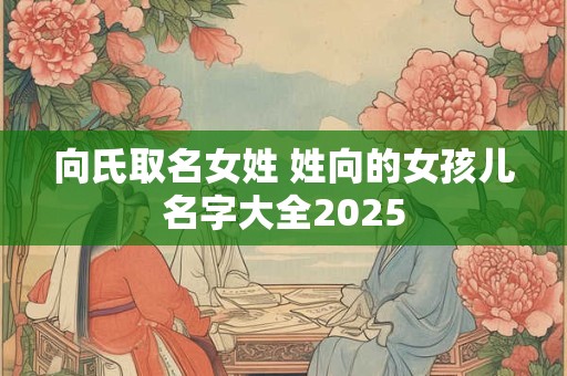 向氏取名女姓 姓向的女孩儿名字大全2025