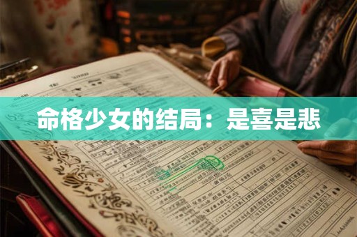 命格少女的结局：是喜是悲