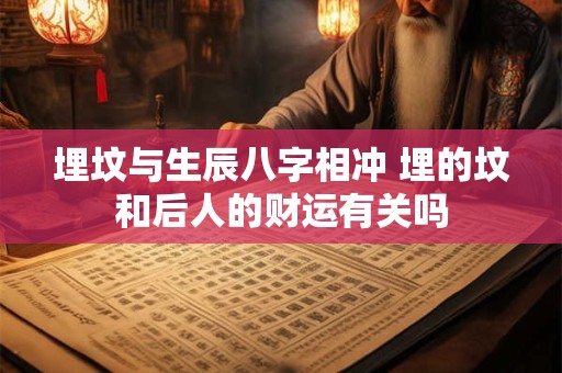 埋坟与生辰八字相冲 埋的坟和后人的财运有关吗
