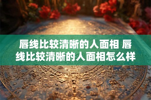 唇线比较清晰的人面相 唇线比较清晰的人面相怎么样