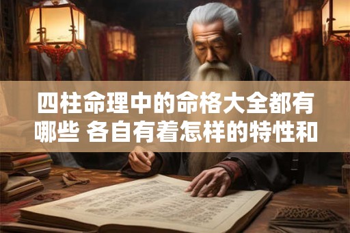 四柱命理中的命格大全都有哪些 各自有着怎样的特性和命运走势