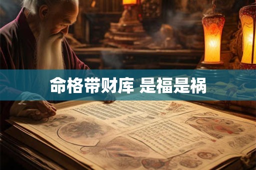 命格带财库 是福是祸
