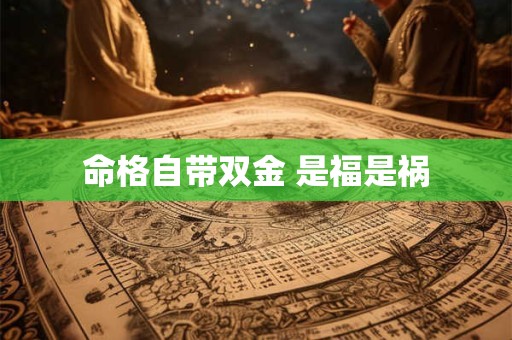 命格自带双金 是福是祸