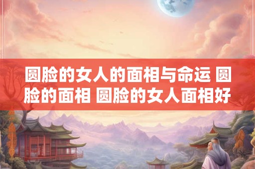 圆脸的女人的面相与命运 圆脸的面相 圆脸的女人面相好吗