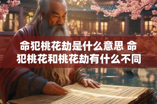 命犯桃花劫是什么意思 命犯桃花和桃花劫有什么不同