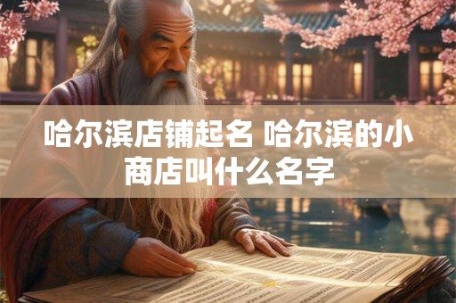 哈尔滨店铺起名 哈尔滨的小商店叫什么名字