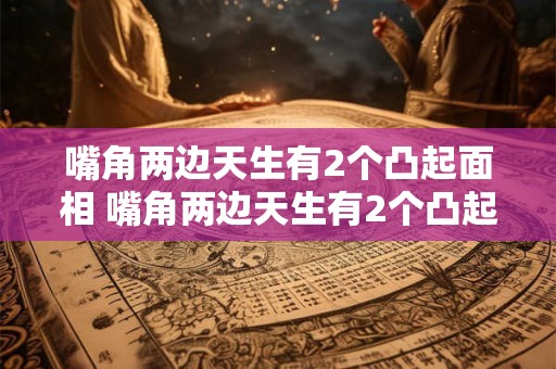 嘴角两边天生有2个凸起面相 嘴角两边天生有2个凸起面相好不好