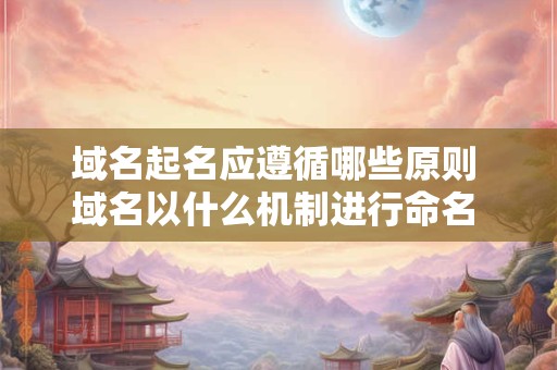 域名起名应遵循哪些原则 域名以什么机制进行命名 其好处是什么