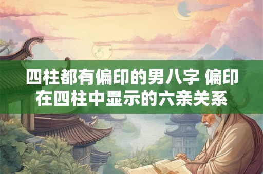 四柱都有偏印的男八字 偏印在四柱中显示的六亲关系