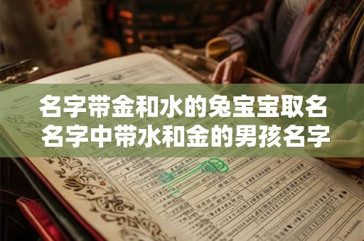 详细阅读:名字带金和水的兔宝宝取名 名字中带水和金的男孩名字叫什么好听 名字带金和水的兔宝宝取名 名字中带水和金的男孩名字叫什么好听