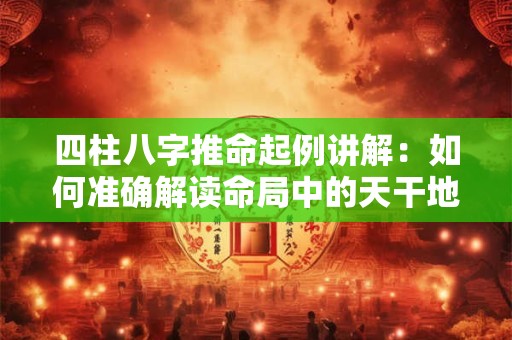 四柱八字推命起例讲解：如何准确解读命局中的天干地支