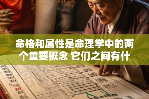 命格和属性是命理学中的两个重要概念 它们之间有什么区别呢