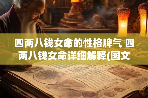 四两八钱女命的性格脾气 四两八钱女命详细解释(图文) 四两八钱女命的性格脾气 四两八钱女命详细解释(图文)