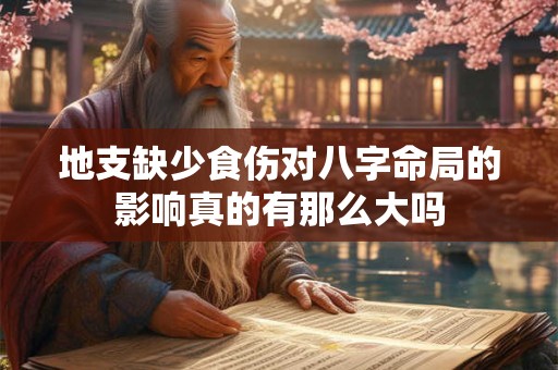 地支缺少食伤对八字命局的影响真的有那么大吗