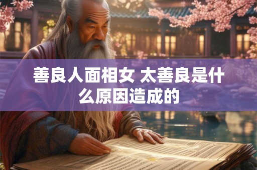 善良人面相女 太善良是什么原因造成的