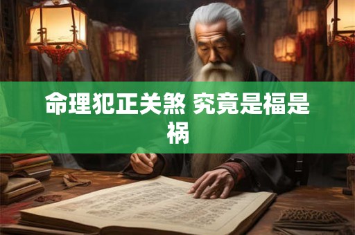 命理犯正关煞 究竟是福是祸