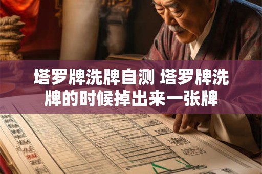 塔罗牌洗牌自测 塔罗牌洗牌的时候掉出来一张牌