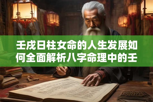 壬戌日柱女命的人生发展如何全面解析八字命理中的壬戌日柱女命