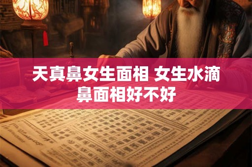 天真鼻女生面相 女生水滴鼻面相好不好 天真鼻女生面相 女生水滴鼻面相好不好