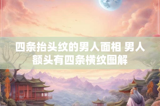 四条抬头纹的男人面相 男人额头有四条横纹图解
