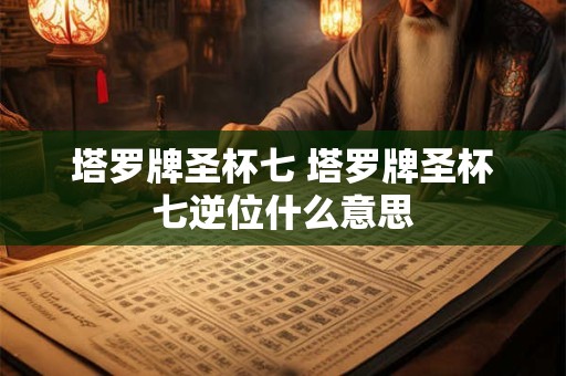 塔罗牌圣杯七 塔罗牌圣杯七逆位什么意思