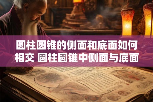 圆柱圆锥的侧面和底面如何相交 圆柱圆锥中侧面与底面的交线是什么线