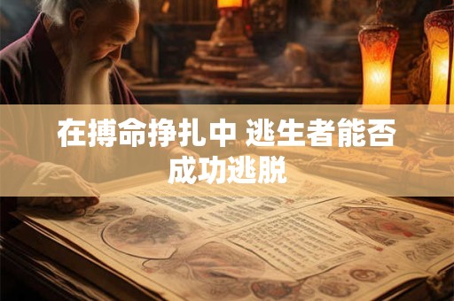 在搏命挣扎中 逃生者能否成功逃脱 在搏命挣扎中 逃生者能否成功逃脱