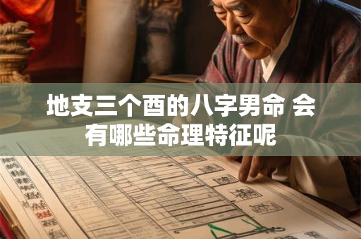 地支三个酉的八字男命 会有哪些命理特征呢