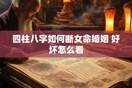 四柱八字如何断女命婚姻 好坏怎么看
