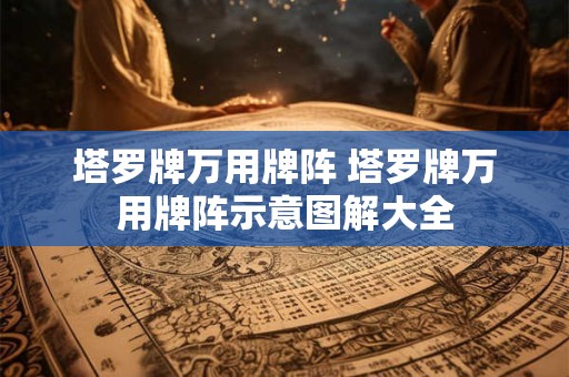 塔罗牌万用牌阵 塔罗牌万用牌阵示意图解大全
