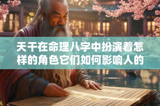 天干在命理八字中扮演着怎样的角色它们如何影响人的命运