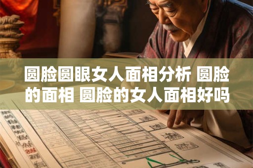 圆脸圆眼女人面相分析 圆脸的面相 圆脸的女人面相好吗