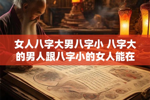 女人八字大男八字小 八字大的男人跟八字小的女人能在一起吗